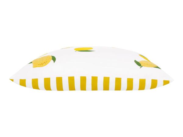 LIVARNO Water-Resistant Outdoor Cushion With Lemon Pattern