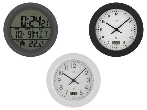 Koupelnové hodiny řízené rádiovým signálem