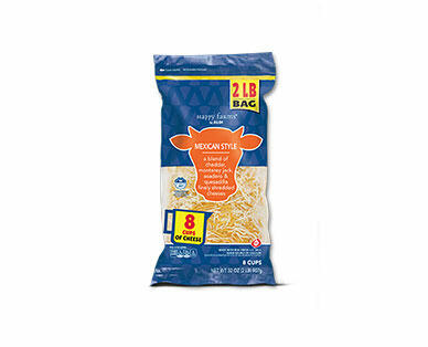 Happy Farms 2 lb. Shredded Mexican Cheese