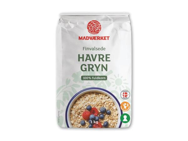 Grov- eller finvalsede havregryn