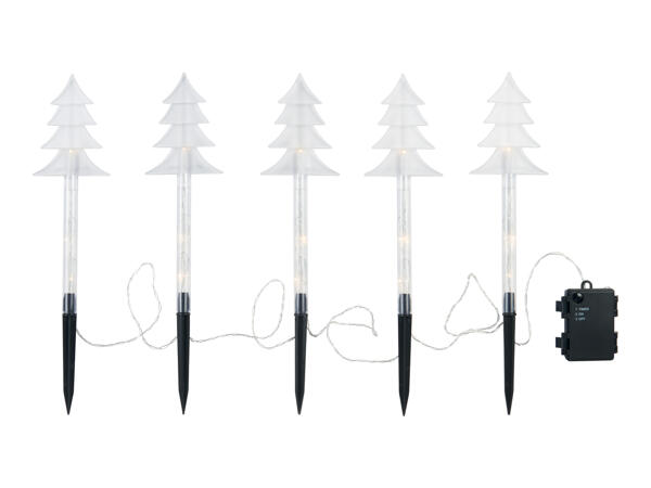 Livarno Home Christmas LED Stake Lights - 5 Pack
