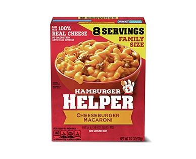 Hamburger Helper Family Size Cheeseburger or Stroganoff