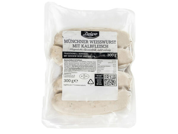 DELUXE Weißwurst mit Kalbfleisch