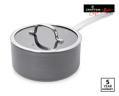 Hard Anodised Individual Saucepan with Lid – 18cm or 20cm