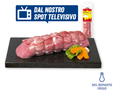 Arrosto di vitello con pancetta di vitello