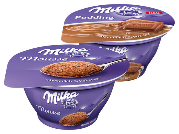 MILKA Mousse oder Pudding