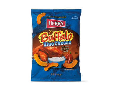 Herr's Jalapeño Poppers or Buffalo Blue Cheese Cheese Curls
