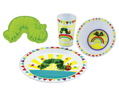 DIE WELT VON ERIG CARLE™ 
 LOT DE VAISSELLE EN PLASTIQUE POUR ENFANTS/MOULE EN SILICONE