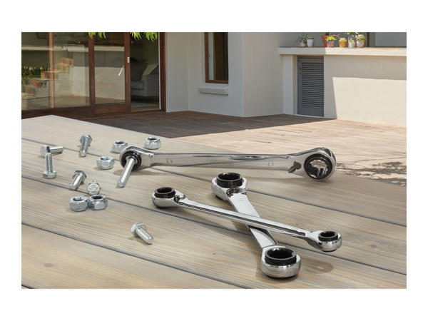 Powerfix Profi 4-in-1 Ratcheting Ring Spanner1
