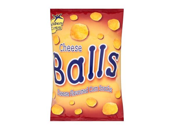 Golden Cross Cheese Balls - Cheese Flavoured Corn Snacks