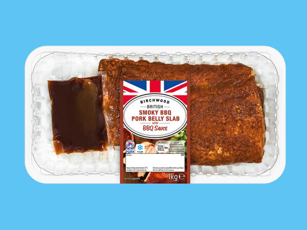 Birchwood Smoky BBQ British Pork Belly Slab