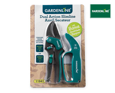 Dual Action Secateur and Sharpener