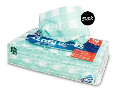 Cloth Wipes 50pk