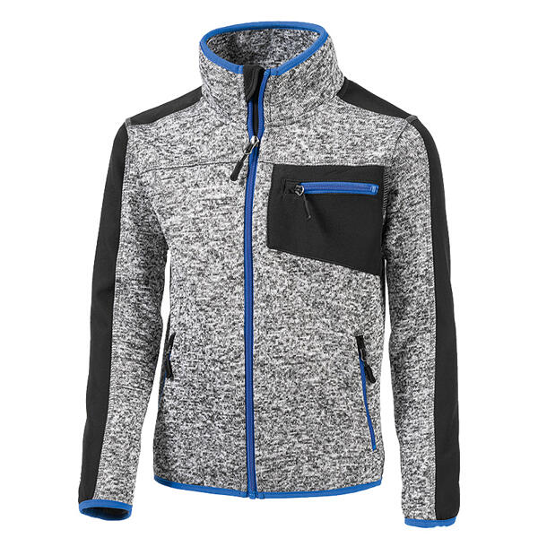 Kinder-Strickfleece-Jacke