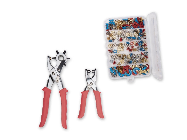 Powerfix Profi Eyelet & Hole Punch Set