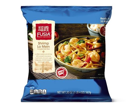 Fusia Asian Inspirations 
 Shrimp Fried Rice or Shrimp Lo Mein