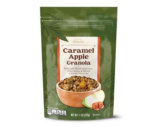 Millville Fall Granola Caramel Apple or Cinnamon Bun