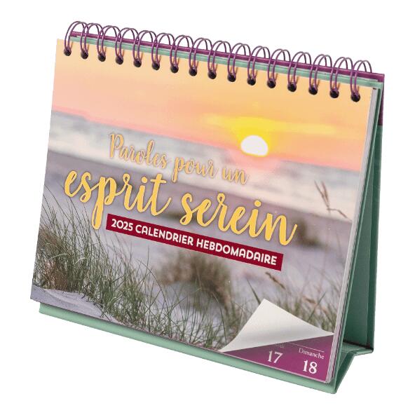 Calendrier hebdomadaire 2025