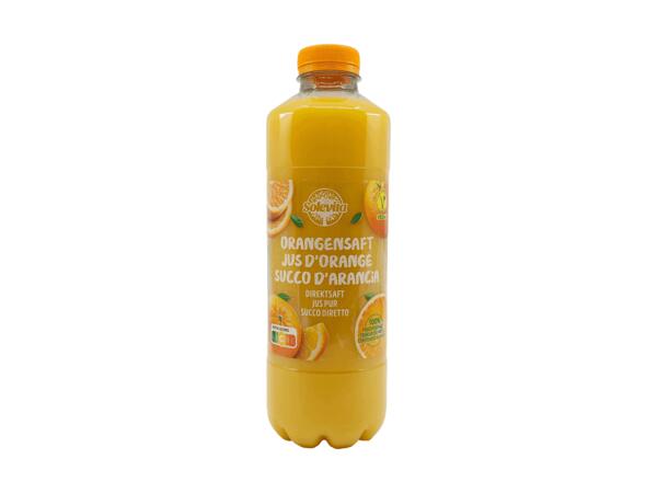 Jus d'orange pressé directement
