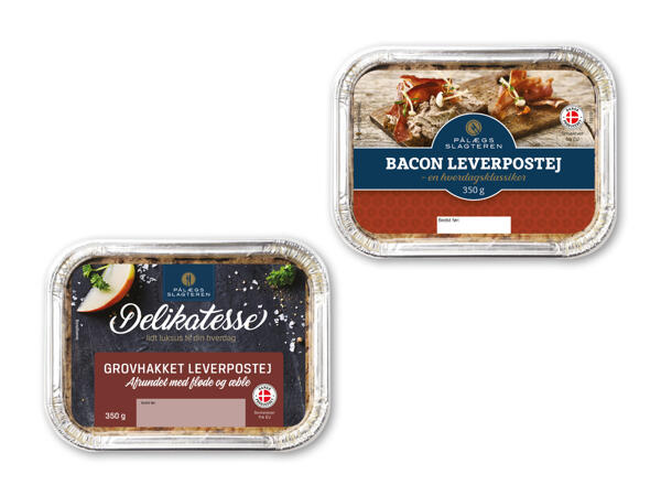 Bacon- eller grovhakket leverpostej