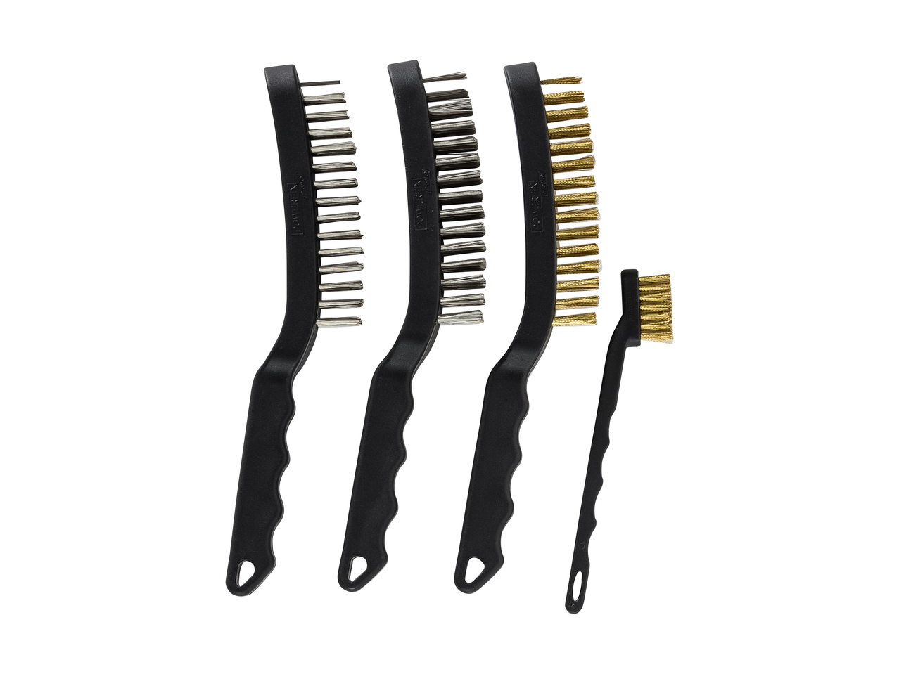 Set de brosses métalliques, 4 pièces