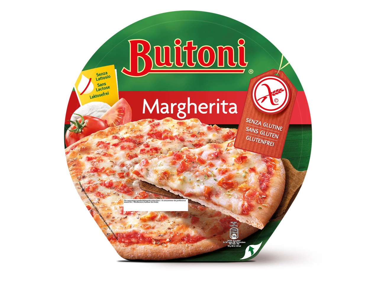 Pizza Margherita Buitoni senza glutine