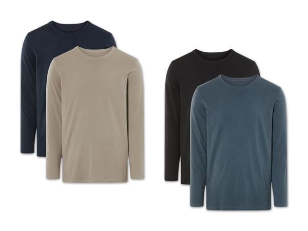 Herren Langarmshirt, 2 Stück