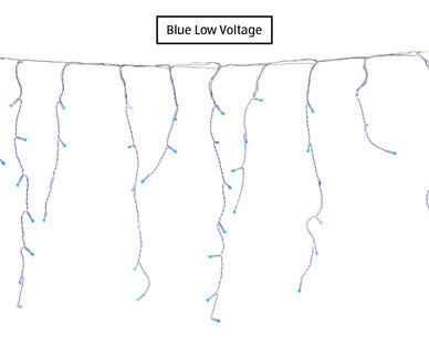 500pk LED Solar or Low Voltage Icicle Lights