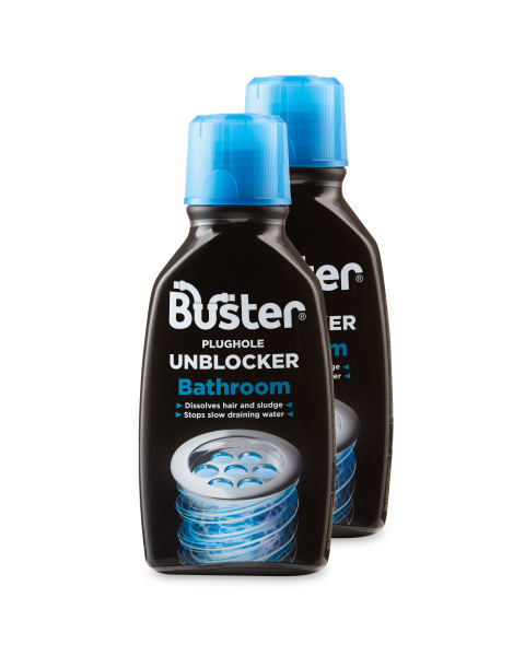 Buster Plughole Unblocker 2-Pack