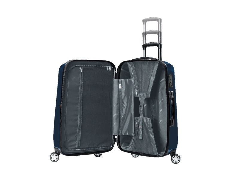 Polycarbonate Luggage Set Blue or silver, 2 pieces