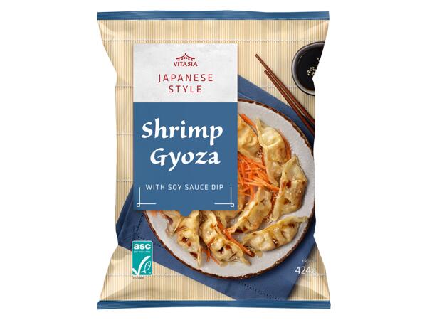 Shrimp Gyoza with Sauce