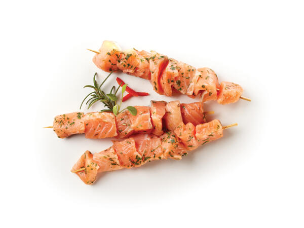 Marinaded Salmon Sticks