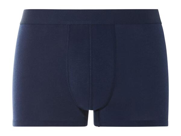 Livergy Men's Blue Boxers - 3 Pack