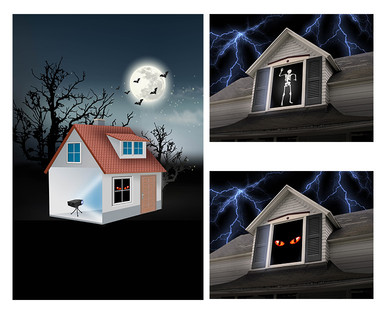 Huntington Home Mini Halloween Projector
