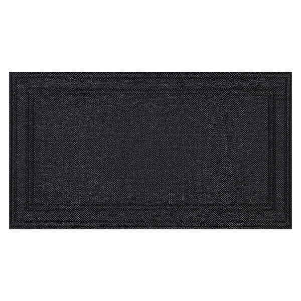 KIRKTON HOUSE Gunmetal Manhattan Doormat - 20" X 36"