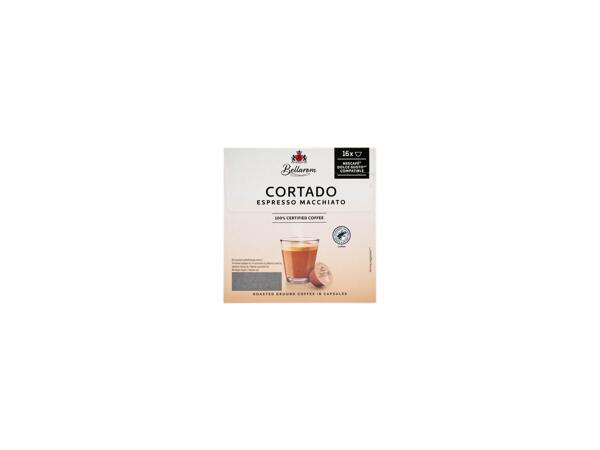 Cortado espresso macchiato capsule