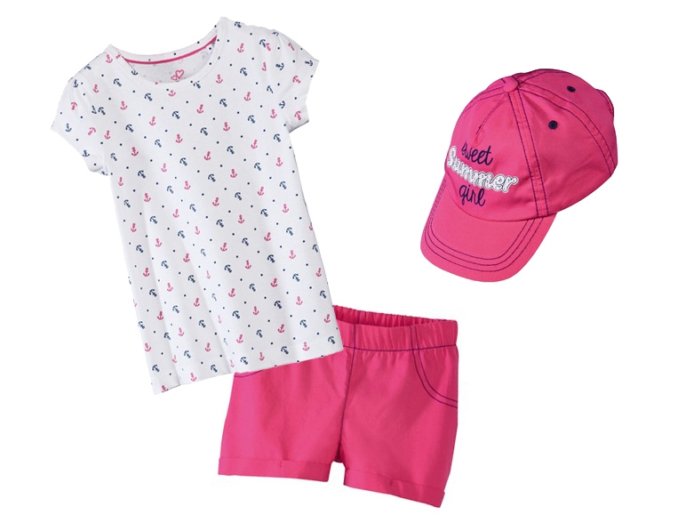 Zomers ensemble voor meisjes