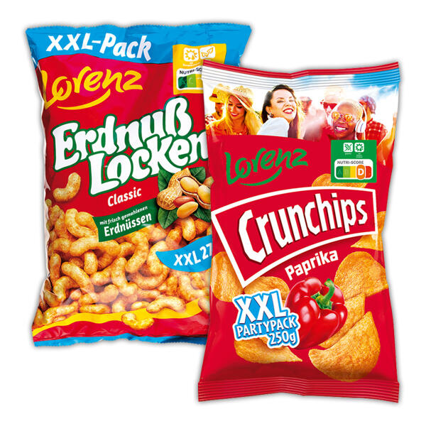 Crunchips / Erdnuß Locken XXL