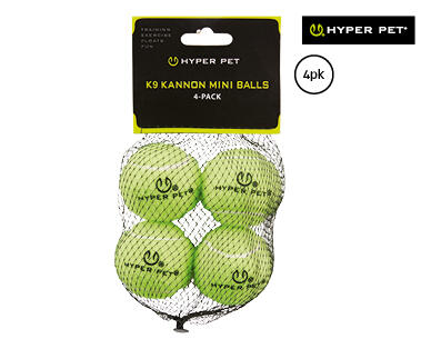 Hyper Pet Squeaky Balls or Mini Balls 4pk