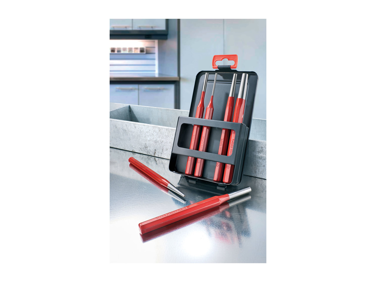 Powerfix Profi Punch Set or Combination Striking Tool Set1