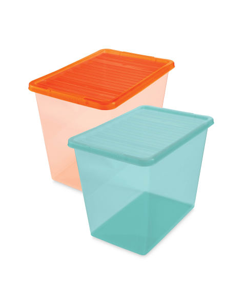 80L Tinted Storage Box - Aldi - Great Britain - Specials archive