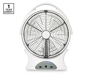 Rechargeable Fan with LED Lights