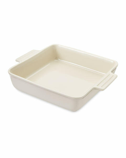 Cream Large Square Oven To Tableware