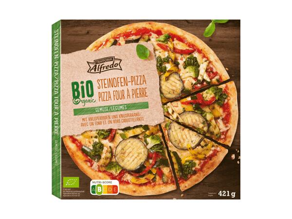 Pizza aux légumes bio