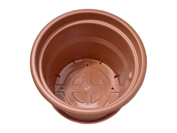 Parkside Planter with Saucer - 2 Piece Set