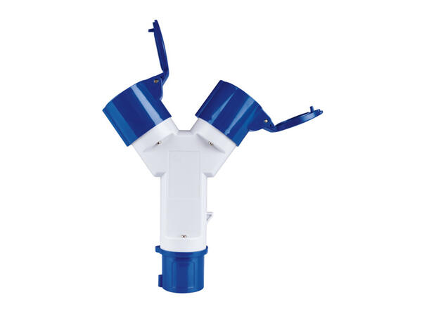 SILVERCREST(R) CEE-Adapterleitung \ CEE-Verteiler \ CEE-Winkeladapter, spritzwassergeschützt