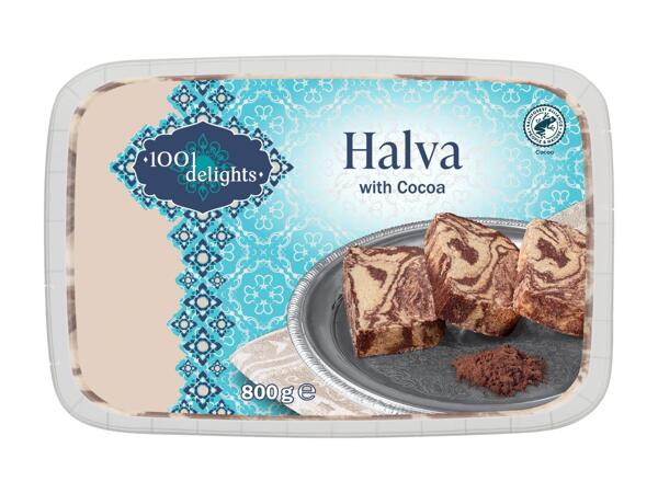 Halva mit Kakao