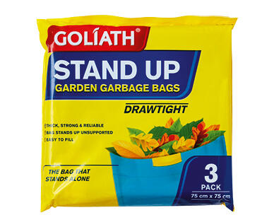 Stand-Up Garden Garbage Bags 3pk