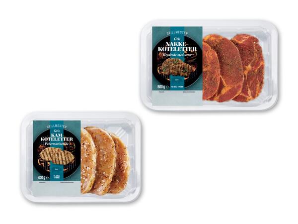GRILLMESTER Kam- eller nakkekoteletter