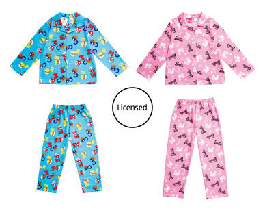 Children's Licensed Knit or Flannelette PJs